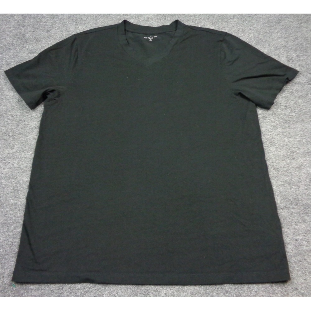 Mott & Bow T-Shirt Mens XL Black Classic V-Neck Driggs Cotton Short Sleeve Tee